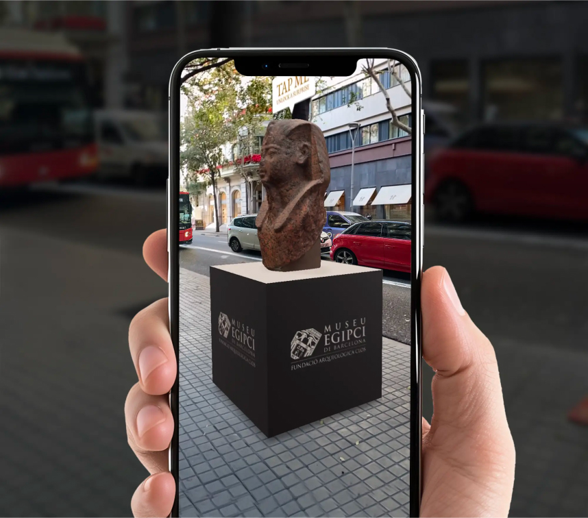 Egyptian museum Augmented Reality marketing activation